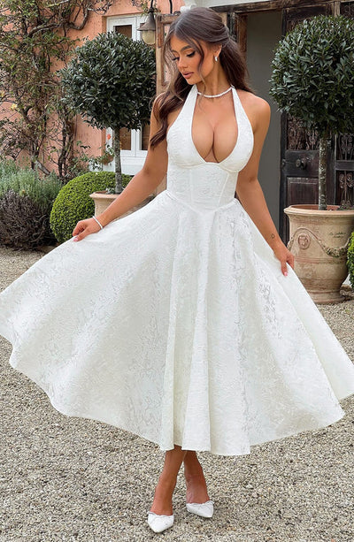 Jézabel™ | Elegant Halter Midi Dress