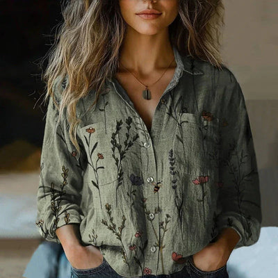 Rosie™ | Vintage Printed Blouse
