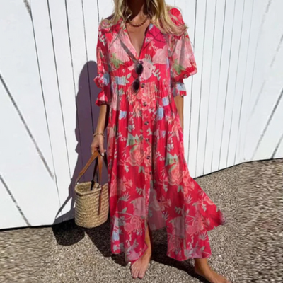 Sloane™ | Coastal Breeze Shirt Dress