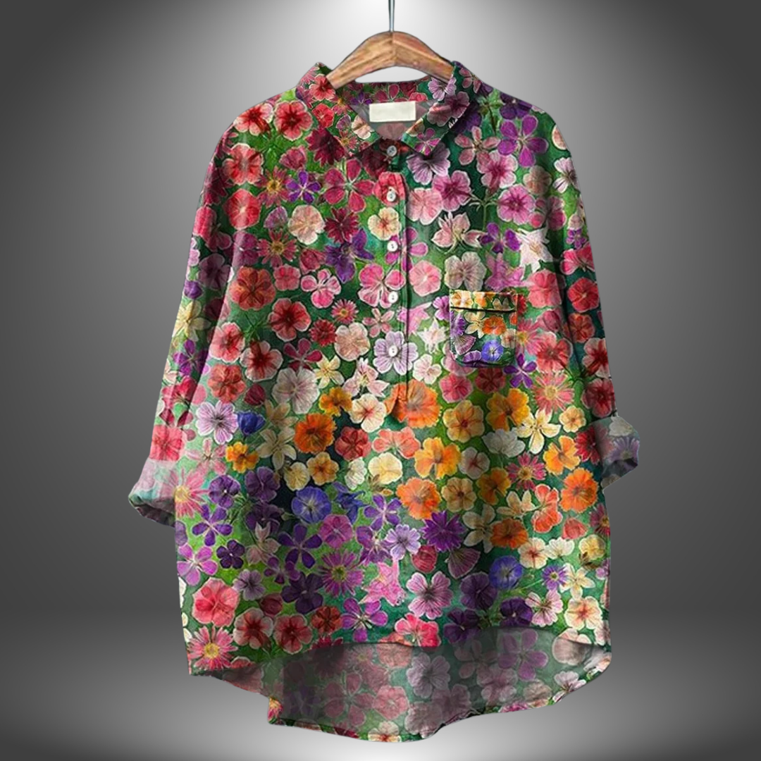 Perrine™ | Classic Floral Blouse