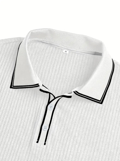 Naël™ | Tailored Knit Polo Shirt