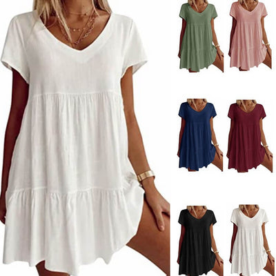 Josephine™ | Chic and Casual V-Neck Dress