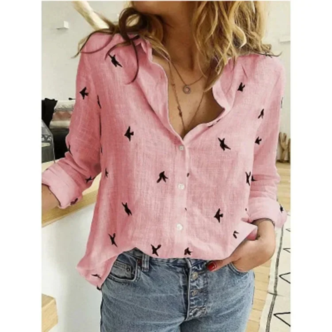 Chloe™ | Vintage Bloom Floral Blouse