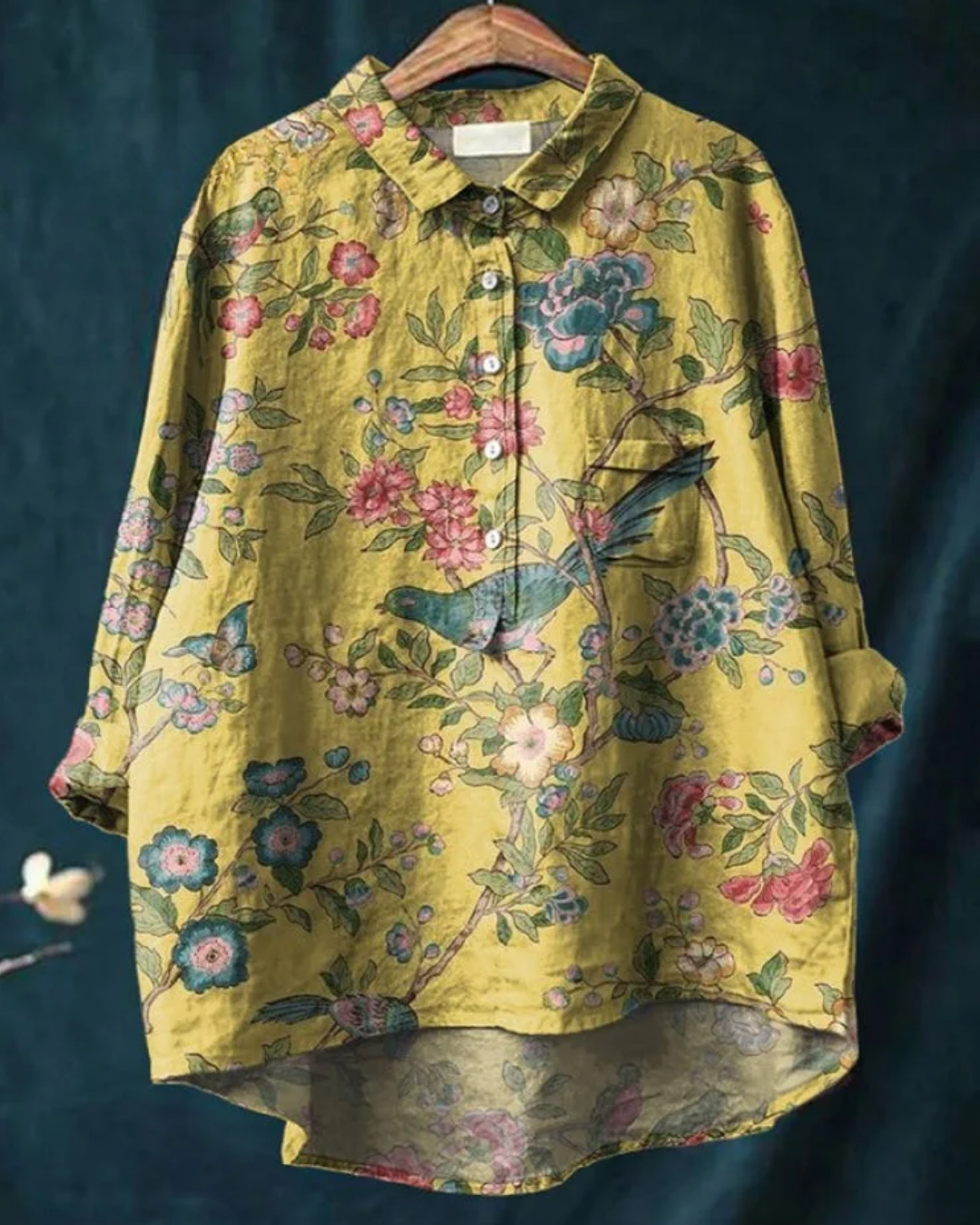 Madeline™ | Stylish Floral Button-Down Shirt