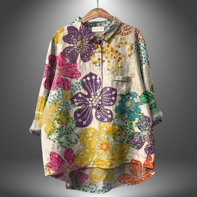 Perrine™ | Classic Floral Blouse