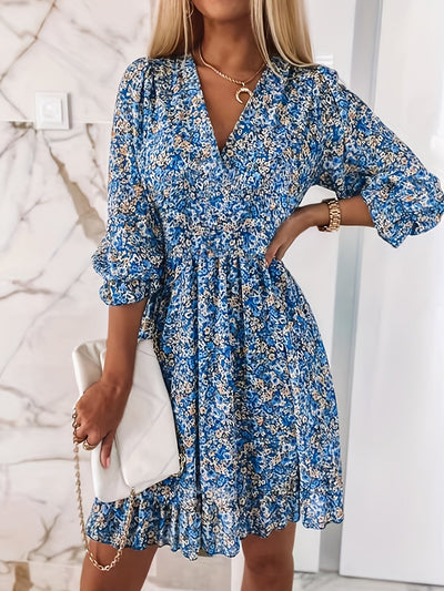 Michael™ | Floral Shirred Waist Dress