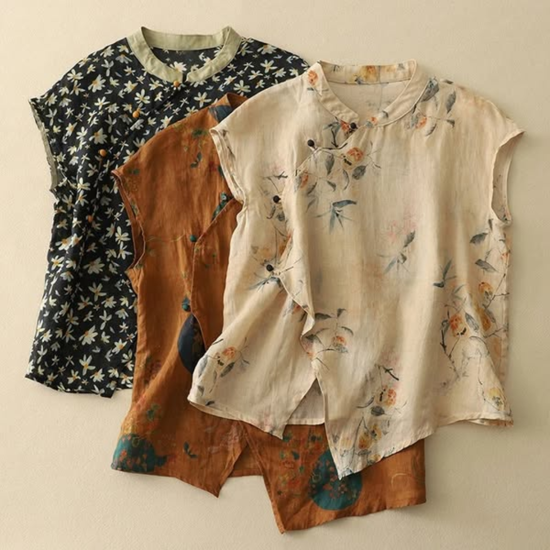 Perrisia™ | Elegant Linen Top