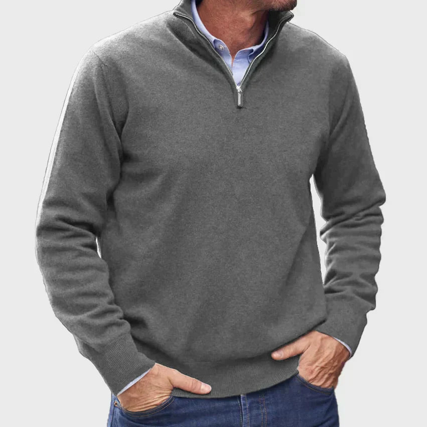 Axton™ | Classic Quarter-Zip Pullover