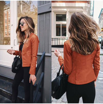 Laurette™ | Italian Leather Jacket