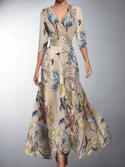 Halyssa™ | Bold Floral Wrap Dress