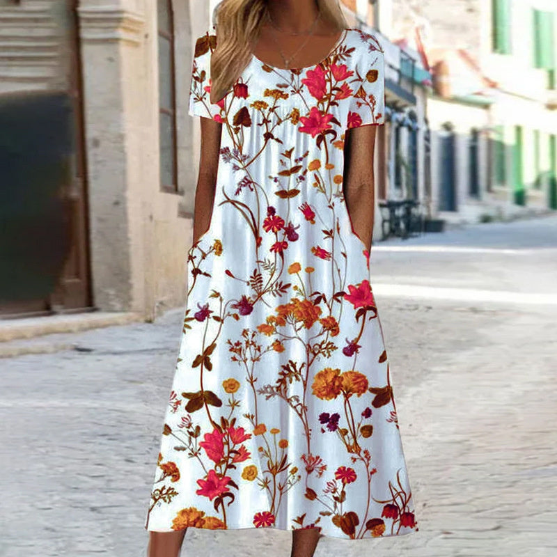 Laura™ | Bohemian Floral Dress