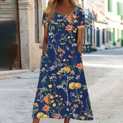 Laura™ | Bohemian Floral Dress