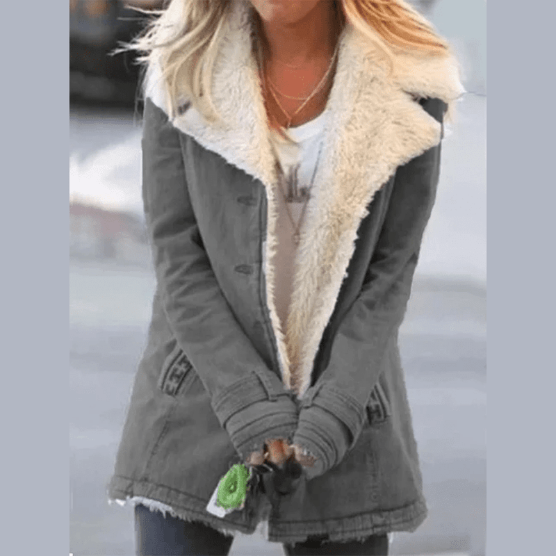 Maïrelle™ | Faux Shearling Lined Coat