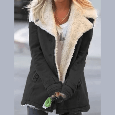 Maïrelle™ | Faux Shearling Lined Coat