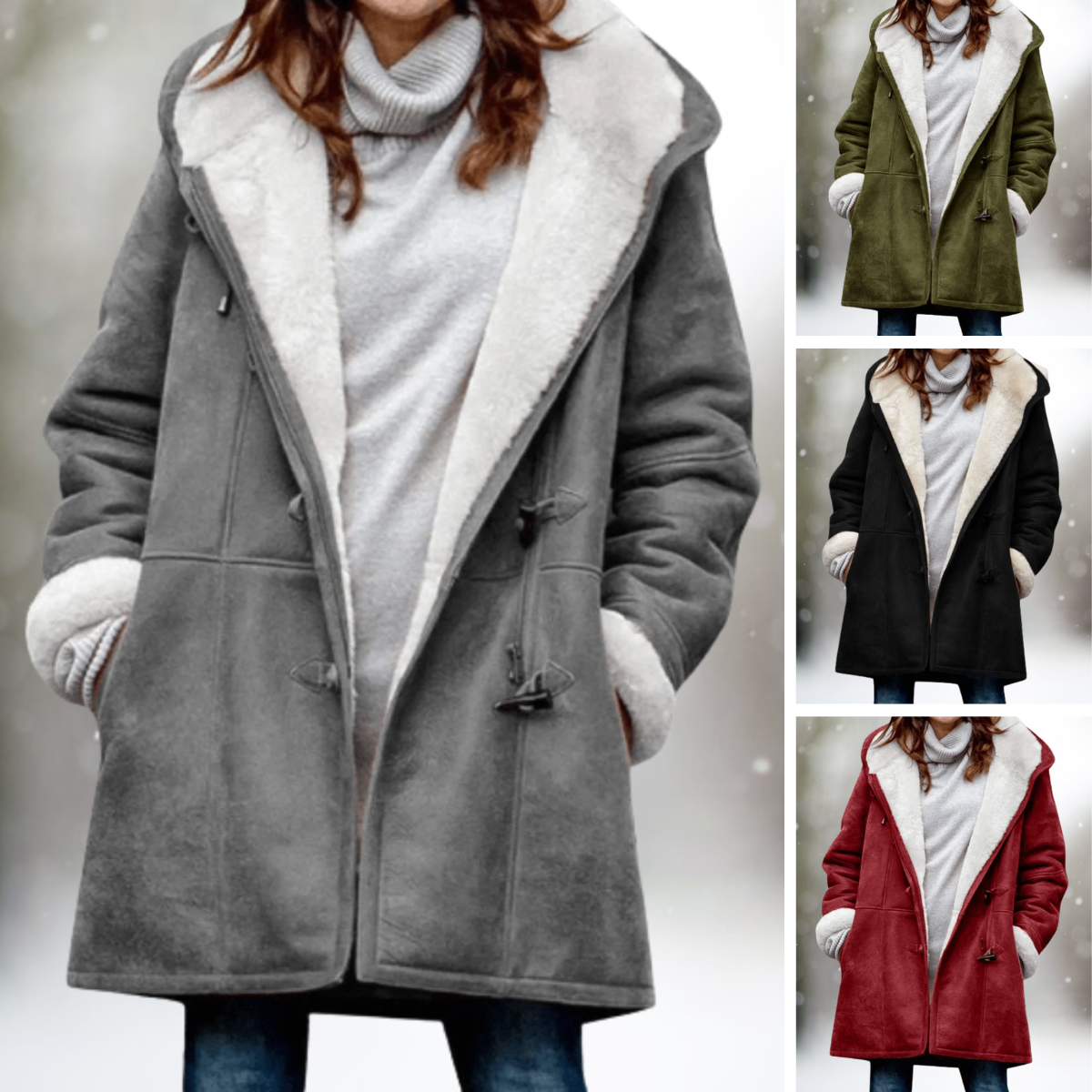 Norélis™ | Shearling-Lined Winter Coat