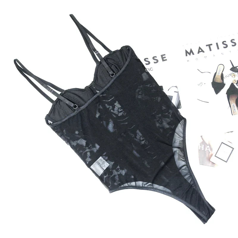 Celine™ | Embroidered Corset Bodysuit