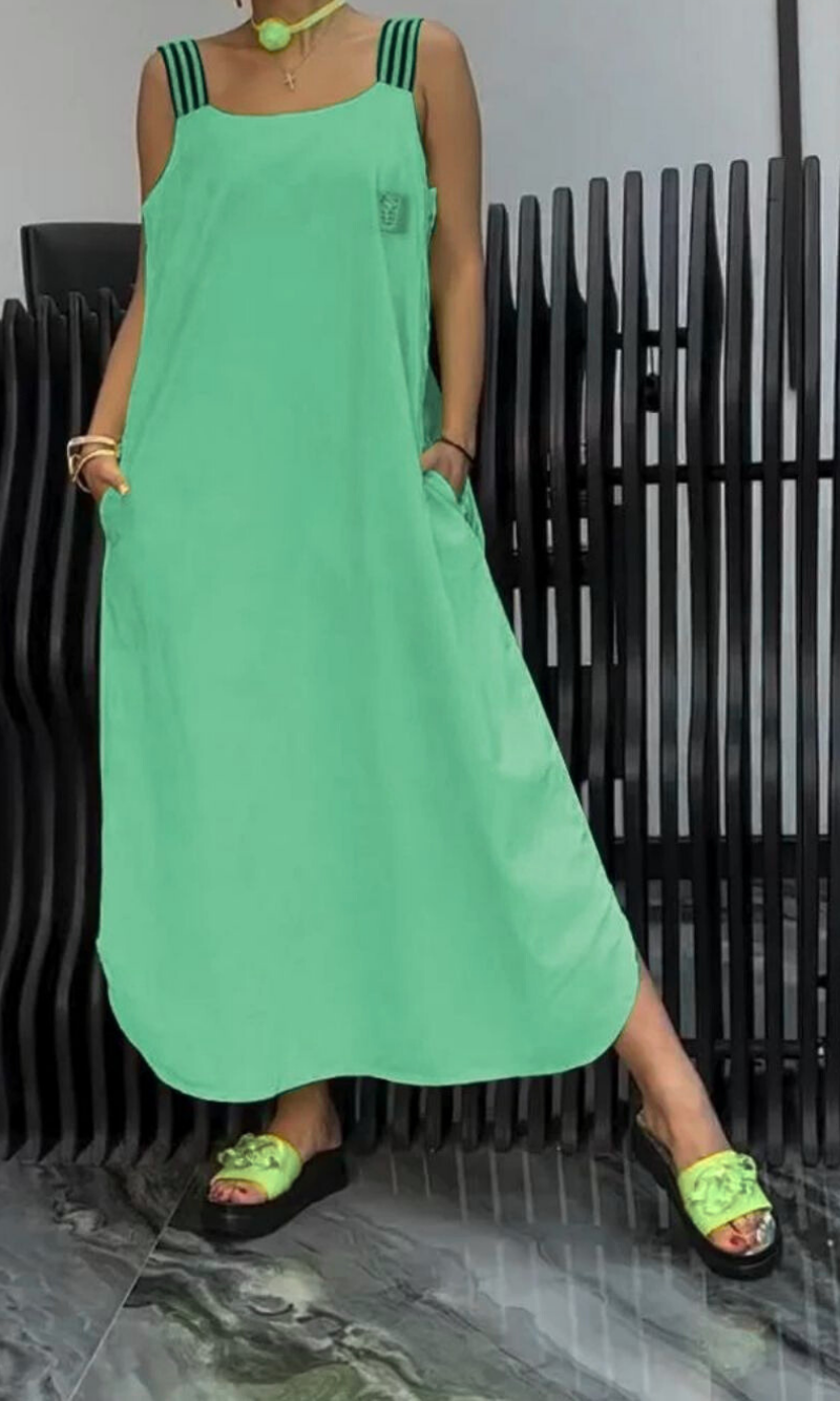 Lyséane™ | Shoulder Strap Suspender Dress