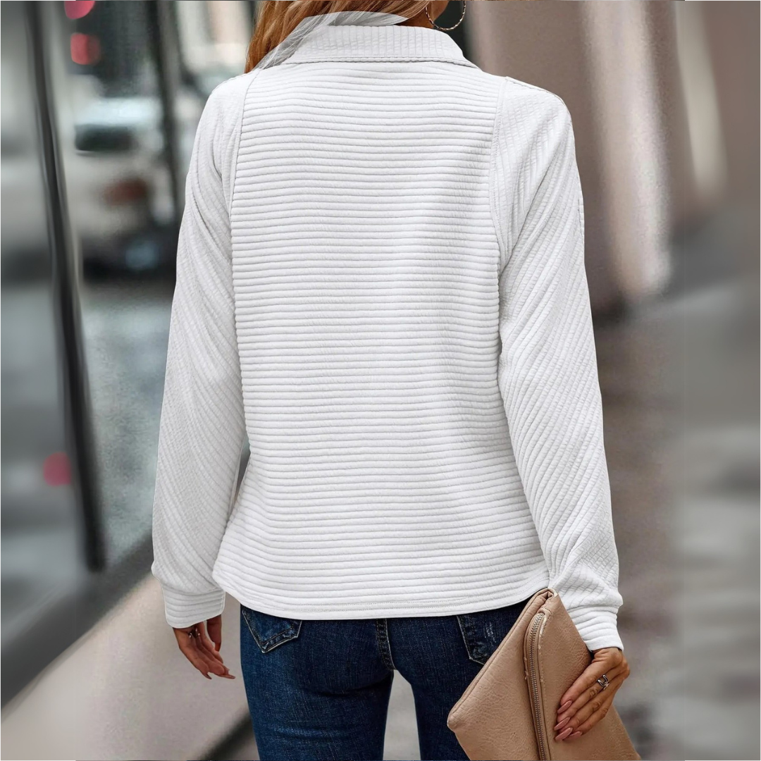 Noémie™ | Women’s Ribbed Quarter-Zip Pullover