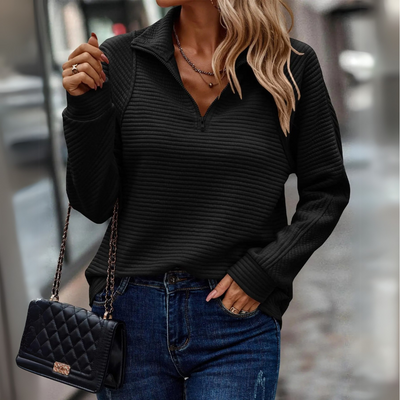 Noémie™ | Women’s Ribbed Quarter-Zip Pullover