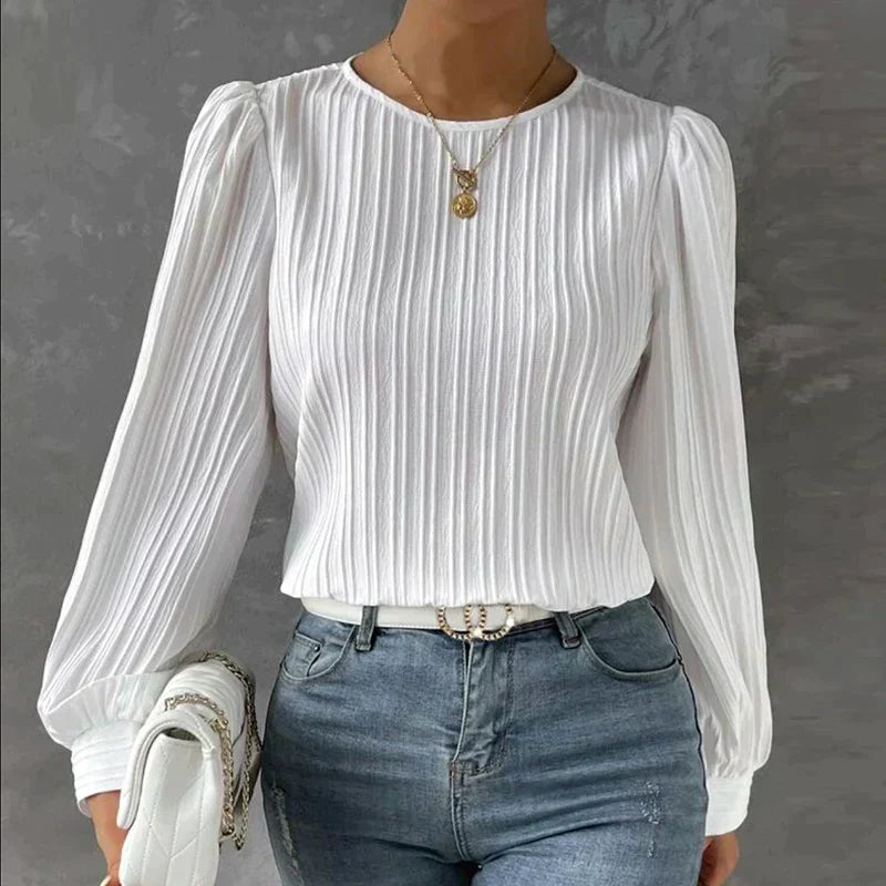 Doralie™ | Elegant Pleated Blouse
