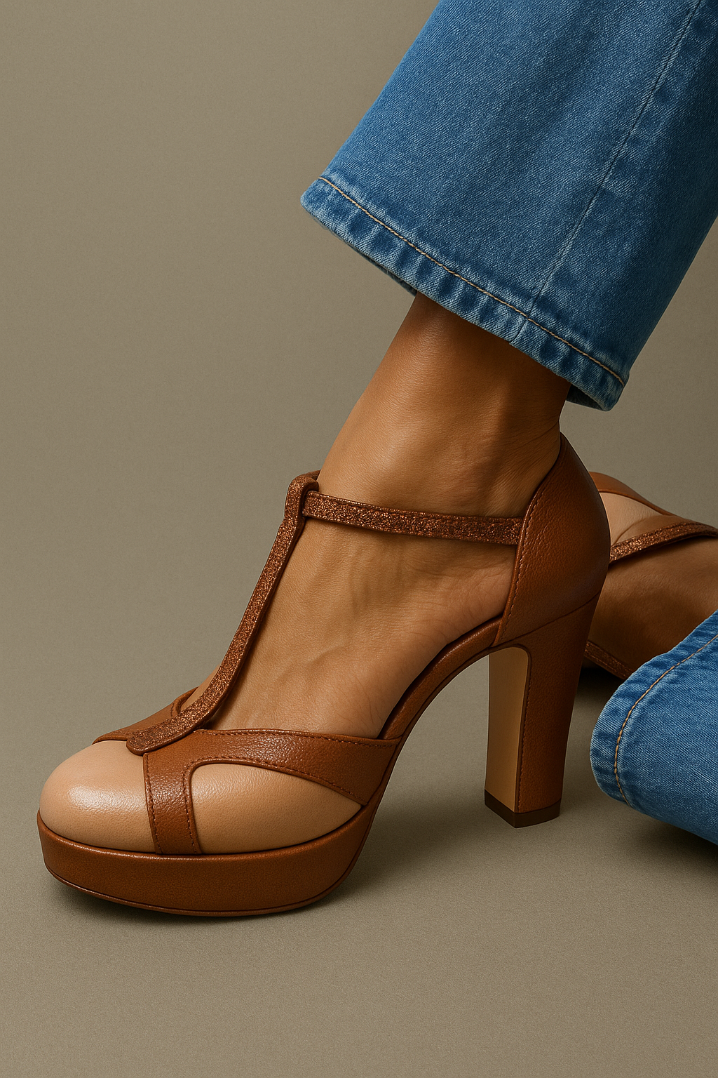 Aveline™ | T-Strap Block Heels