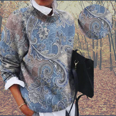 Eleonore™ | Printed Pullover Sweater