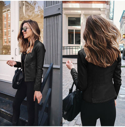 Laurette™ | Italian Leather Jacket