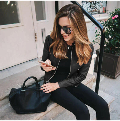 Laurette™ | Italian Leather Jacket