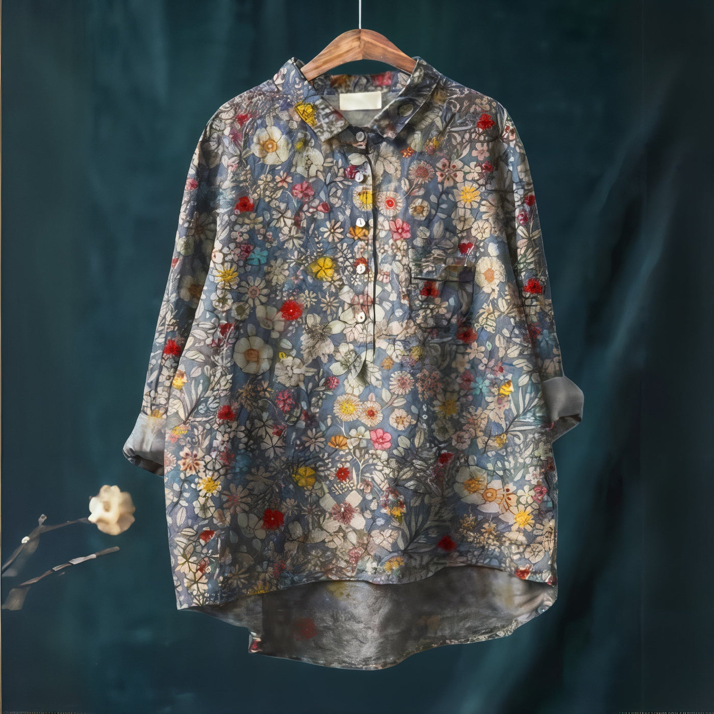 Fiona™ | Blouse with Romantic Floral Print