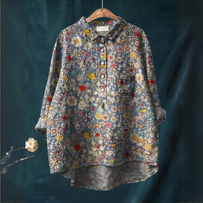 Fiona™ | Blouse with Romantic Floral Print