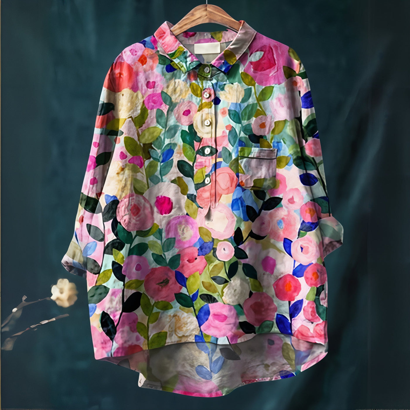 Fiona™ | Blouse with Romantic Floral Print
