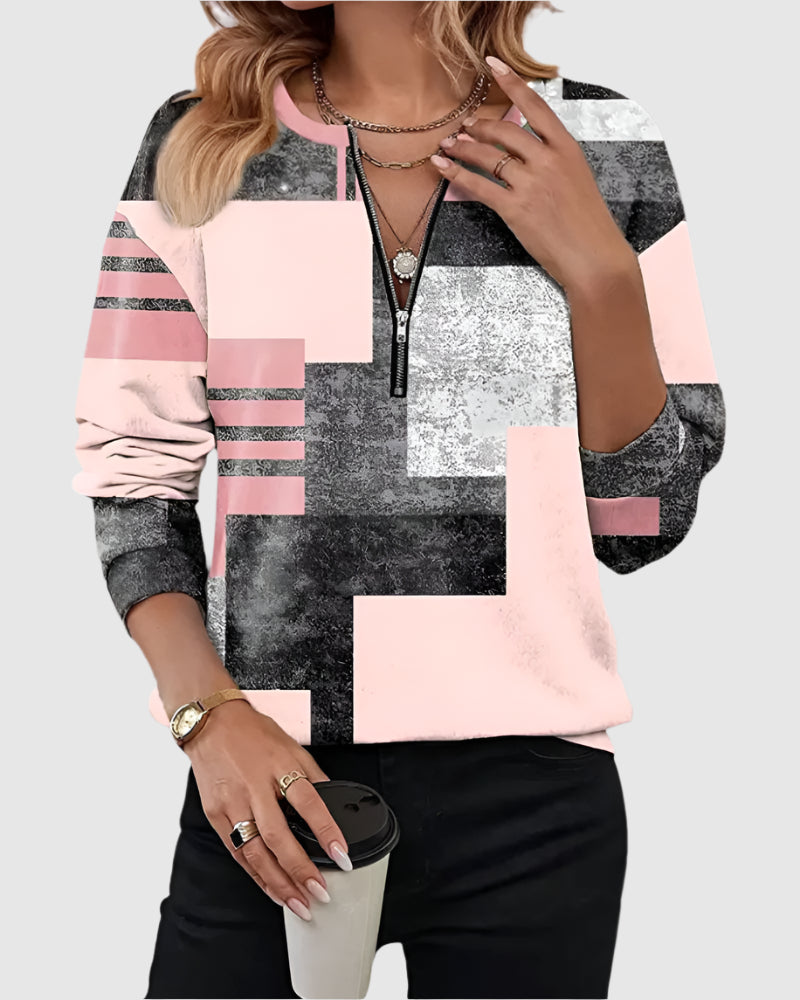 Madison™ | Vintage Block Print Sweatshirt