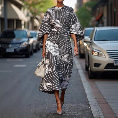 Ophélya™ | Elegant Dress with Round Neck