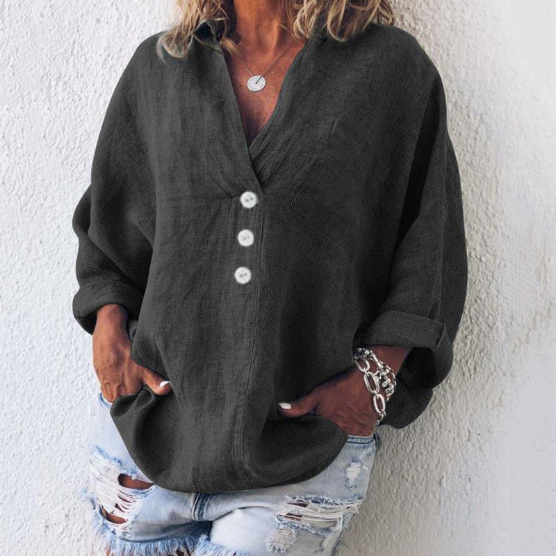 Billie™ | Elegant Cotton and Linen Sweater