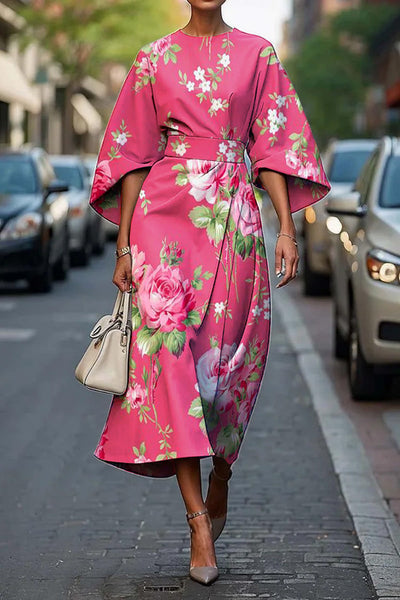 Ophélya™ | Elegant Dress with Round Neck