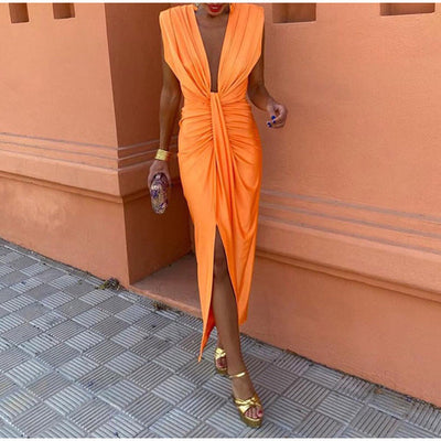 Avery™ | Party Dress with Deep Neckline