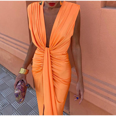 Avery™ | Party Dress with Deep Neckline