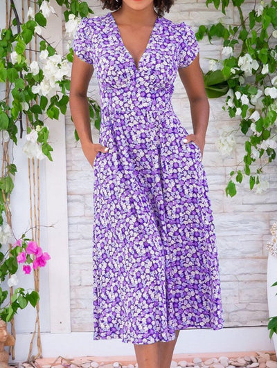Bérina™ | Floral Midi Dress