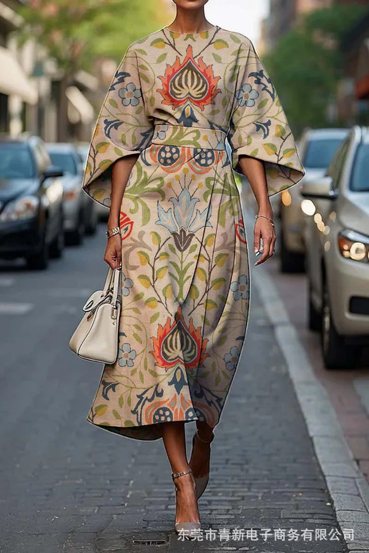 Ophélya™ | Elegant Dress with Round Neck
