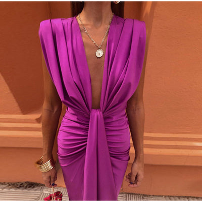 Avery™ | Party Dress with Deep Neckline