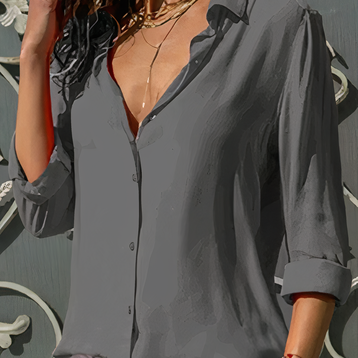 Elfride™ | Timeless Button-Up Blouse