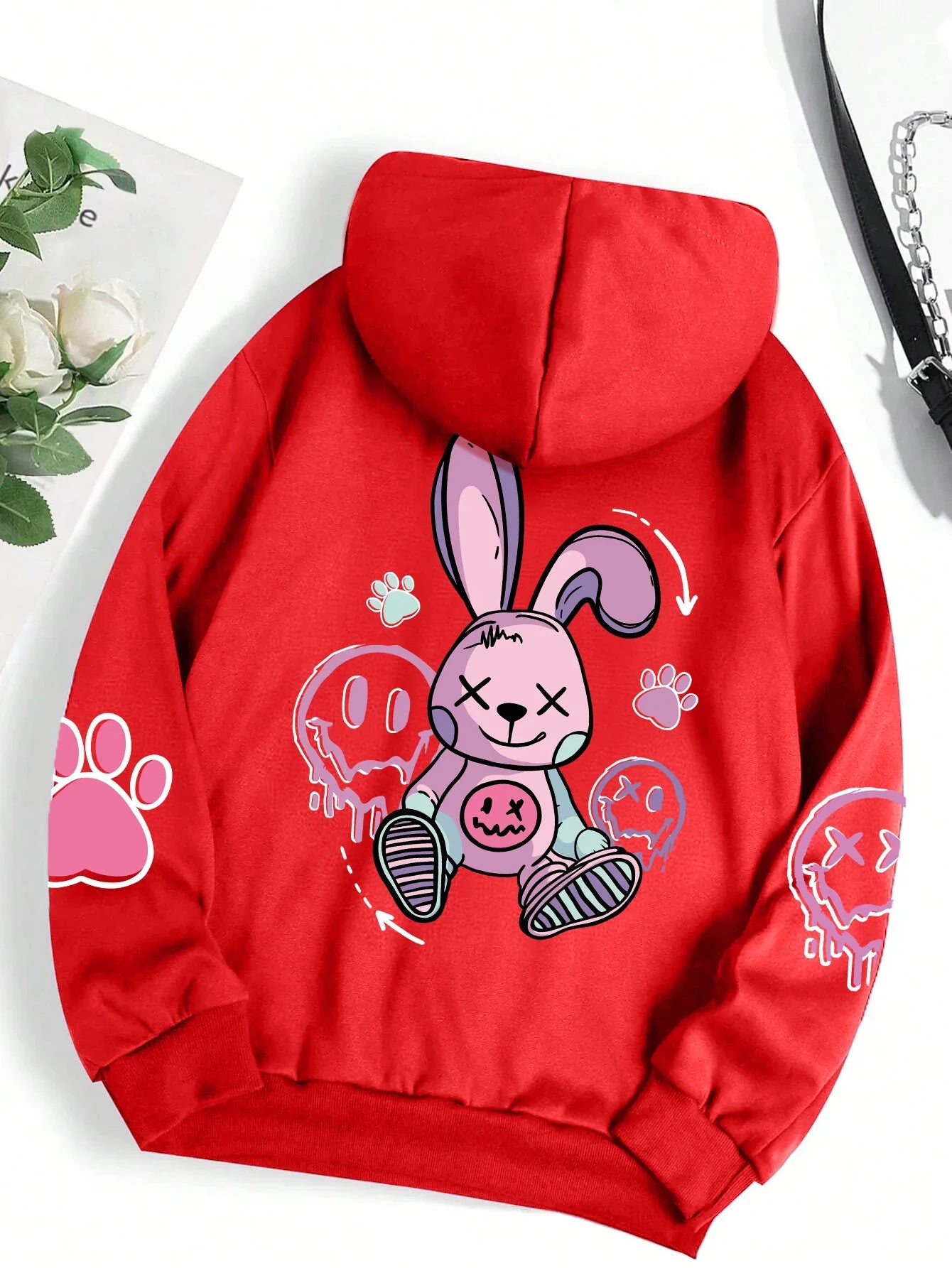 Zoe™ | Kawaii Rebel Bunny Hoodie