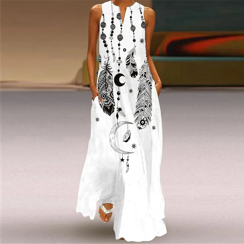 Vélya™ | Butterfly Bloom A-Line Dress