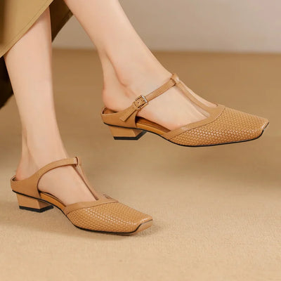 Keira™ | Leather Mules