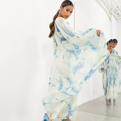 Melaya™ | Blue Ocean Maxi Dress