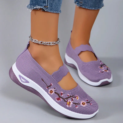 Liora™ | Floral Comfort Sneakers