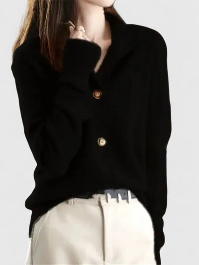 Amélise™ | Classic Button-Up Cardigan