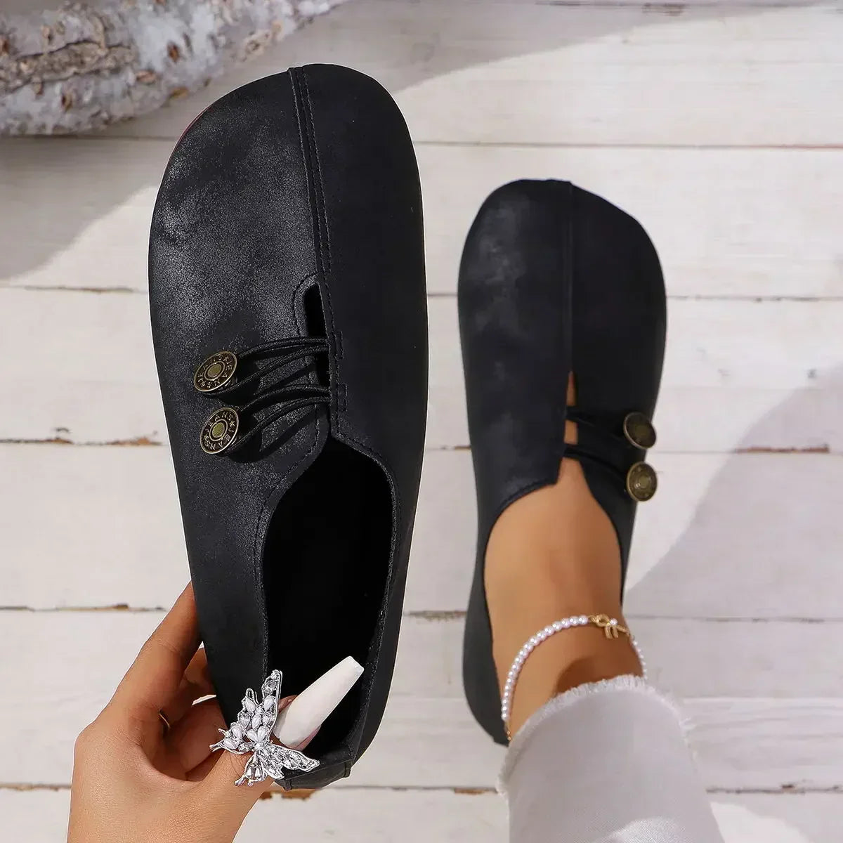 Greta™ | WILD LEATHER LOAFER