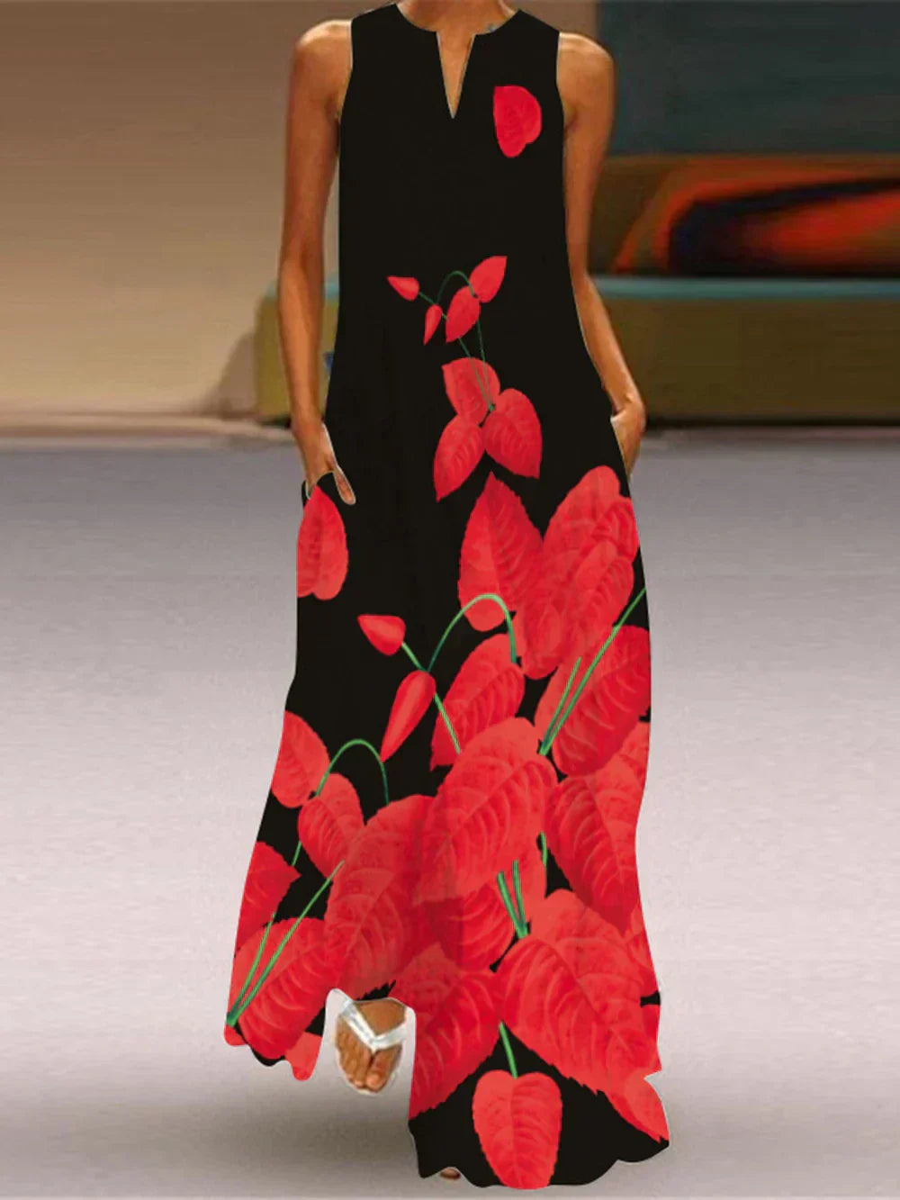 Vélya™ | Butterfly Bloom A-Line Dress