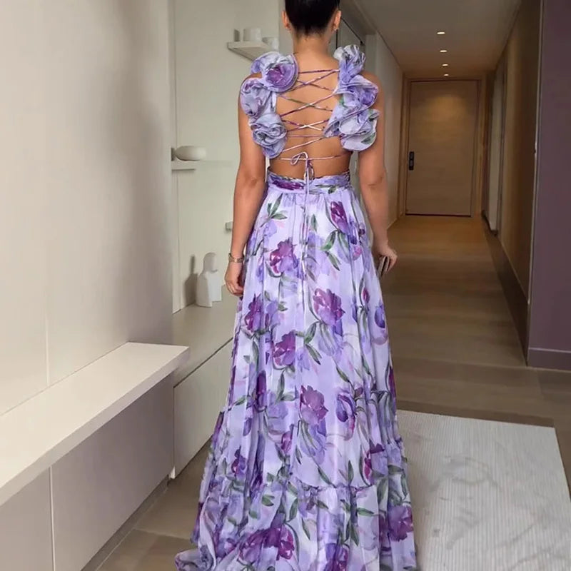 Perséa™ | Blooming Elegance Floral Gown
